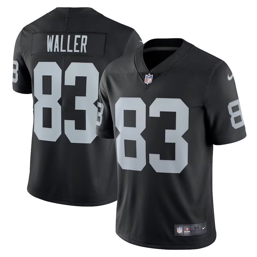 Men Las Vegas Raiders #83 Darren Waller Nike Black Limited NFL Jersey